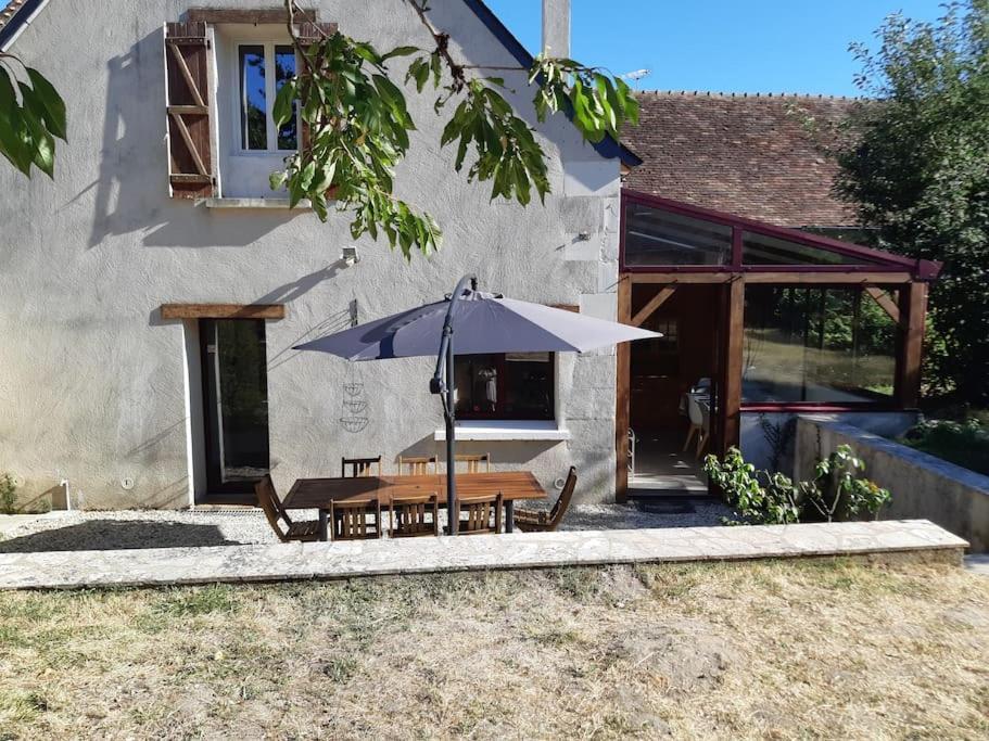 Maison Village 4 Chambres 30 Minutes Du Zoo De Beauval Saint-Cyran-du-Jambot エクステリア 写真